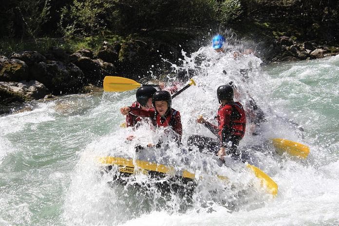 Wildwasser-Rafting