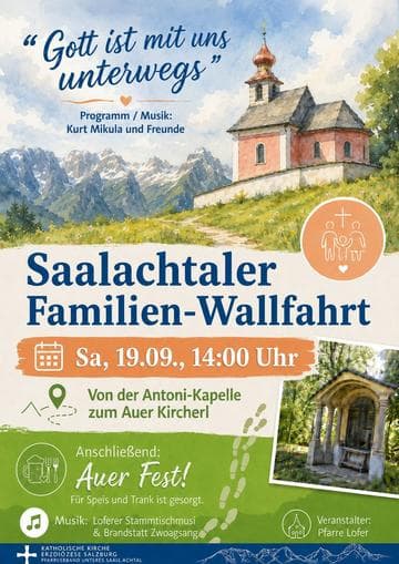 Auer Fest mit Saalachtaler Famillien-Wallfahrt