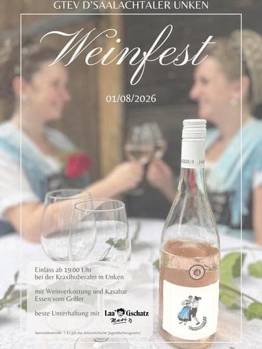 Weinfest des Trachtenverein D'Saalachtaler