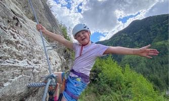 KLETTERSTEIG, Seil-Brücke und Flying Fox