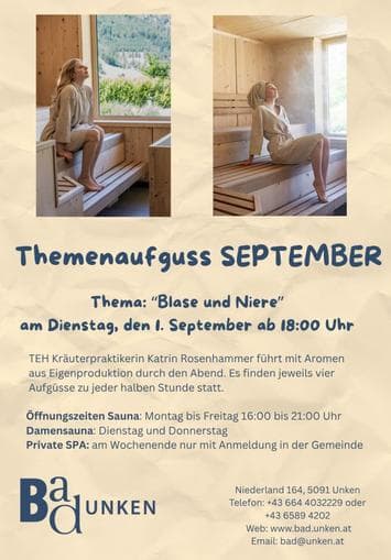 Themenaufguss "Blase und Niere"