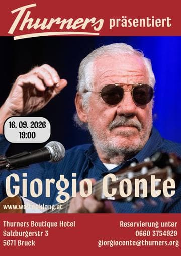 Thurners präsentiert: Giorgio Conte