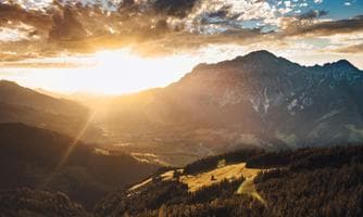 nnenaufgangs-Wanderung