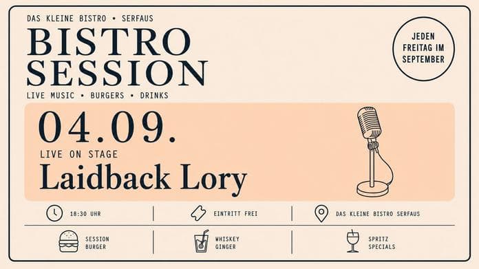Bistro Session – Live-Musik im kleinen Bistro