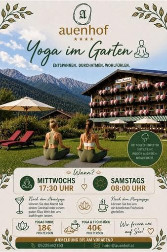 Yoga im Garten