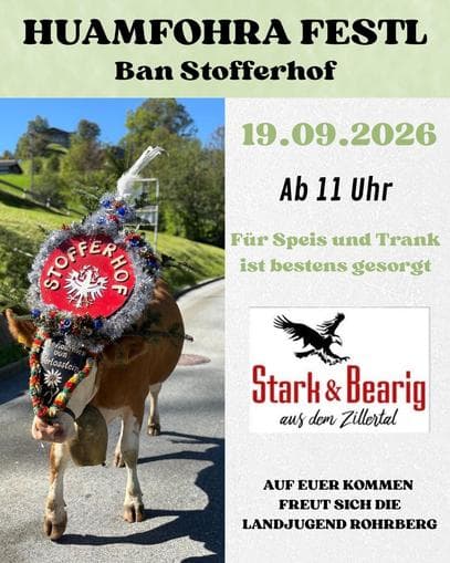 Huamfohra Festl ban Stofferhof
