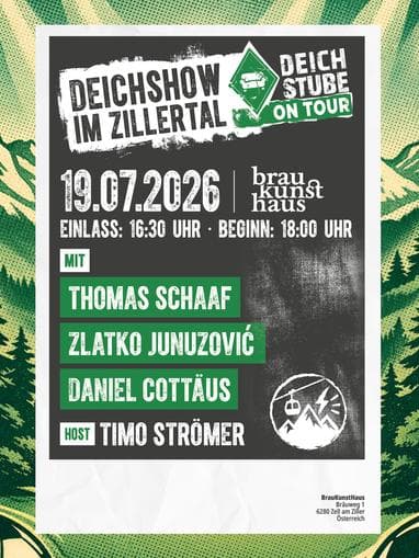 DeichStube on Tour - Die DeichShow im Zillertal So, 19. Juli 2026