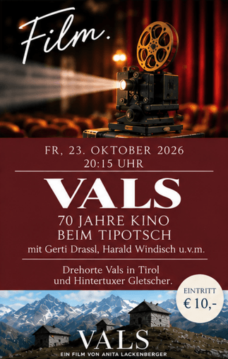 VALS - Filmabend zum 70-Jahr-Jubiläum