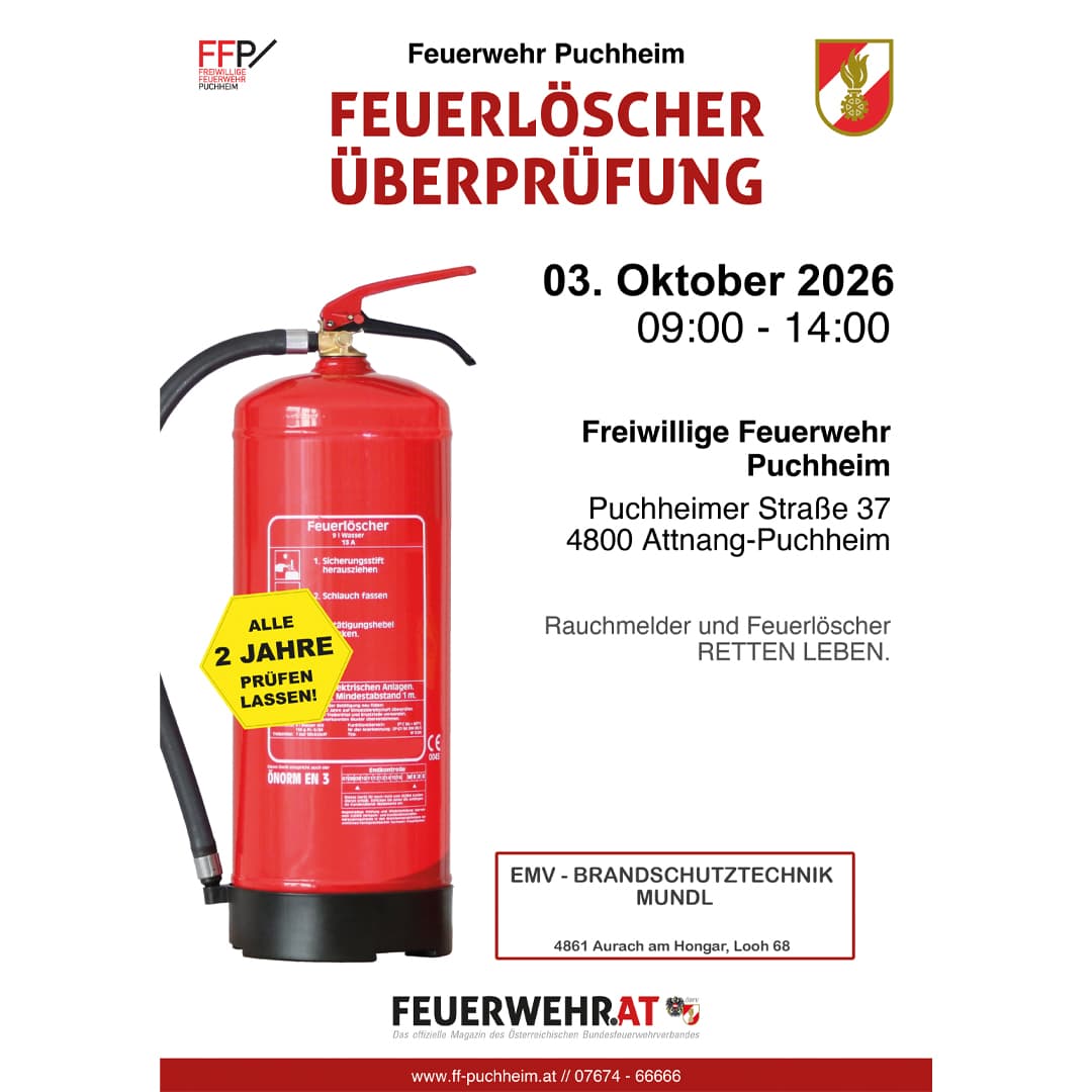 Feuerlöscherüberprüfung