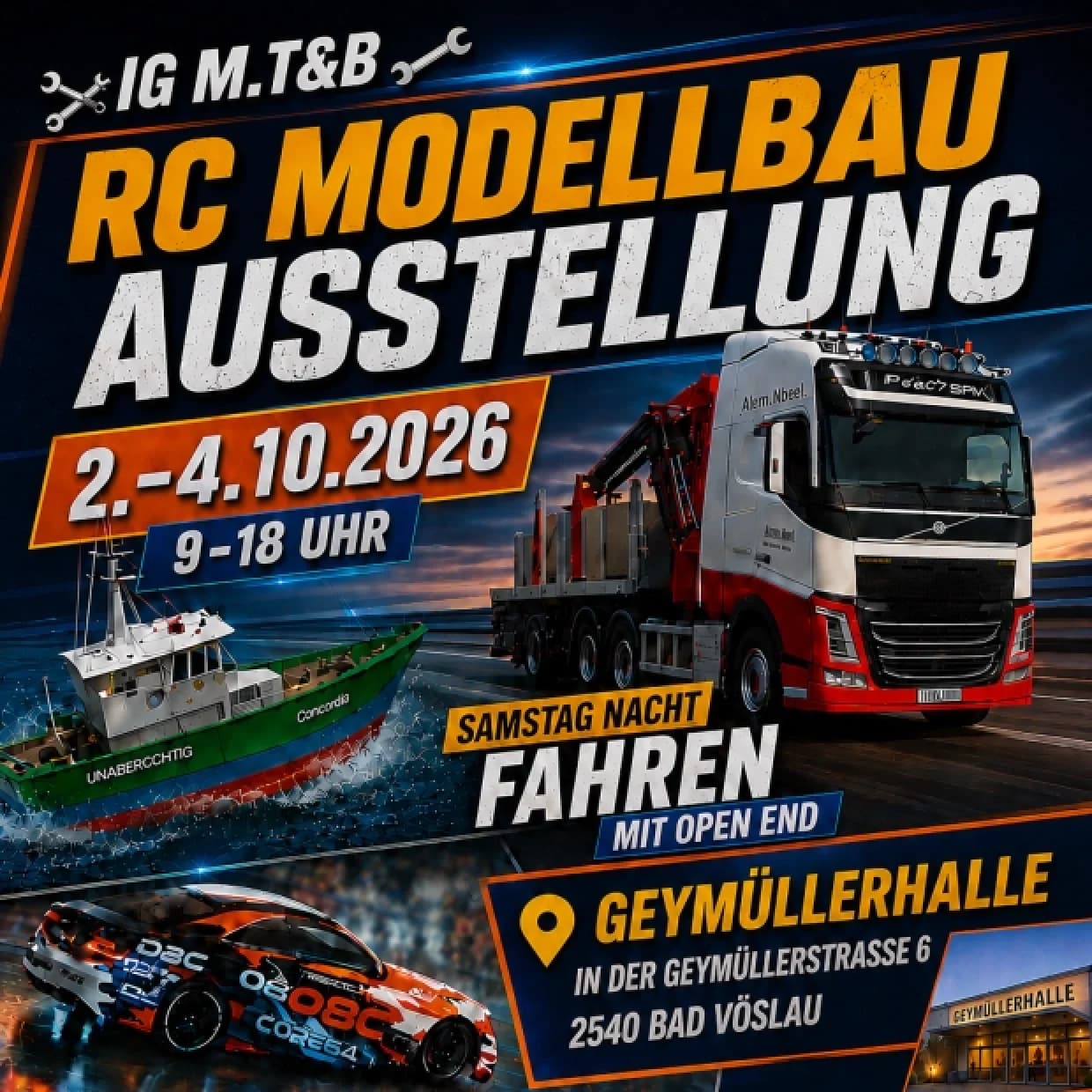 02. Okt
bis
RC Modellbau Ausstellung