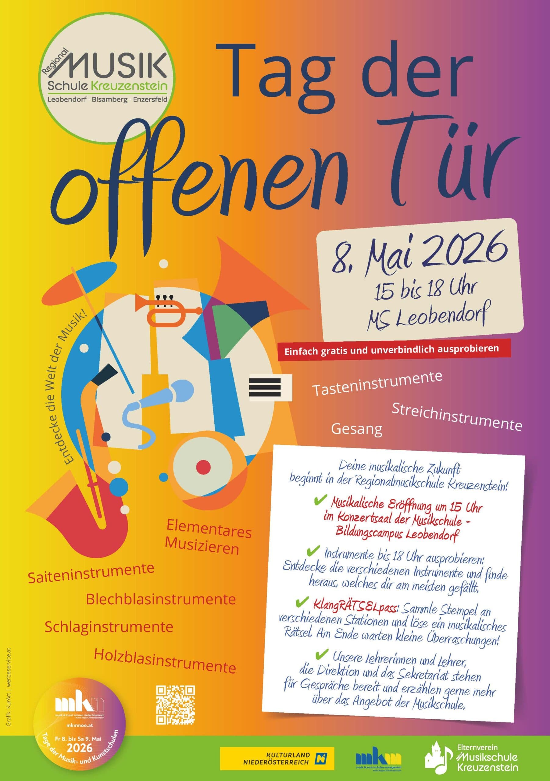 Musikschule Kreuzenstein: Tag der offenen Tür