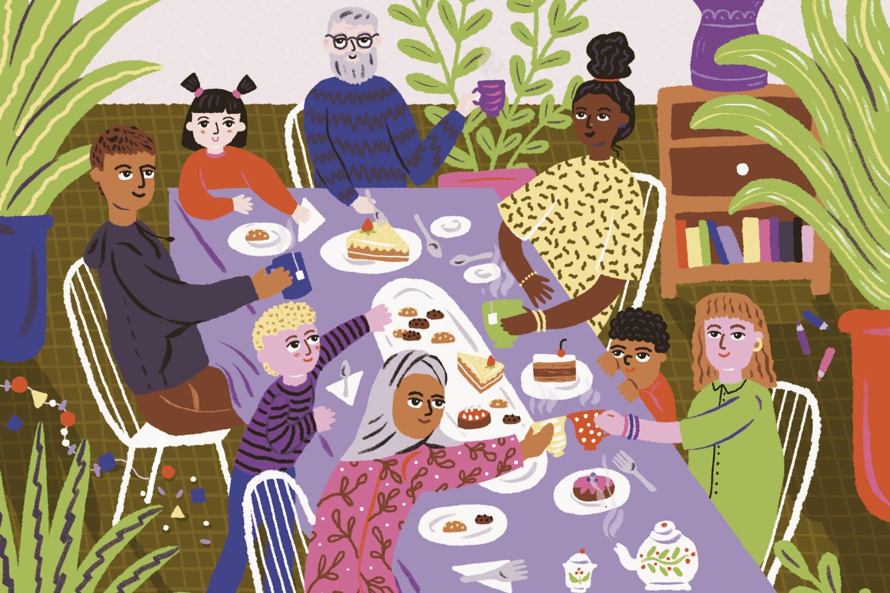 Internationales Tee-Café – ein Sonntags-Treffpunkt für die gesamte Stadtfamilie