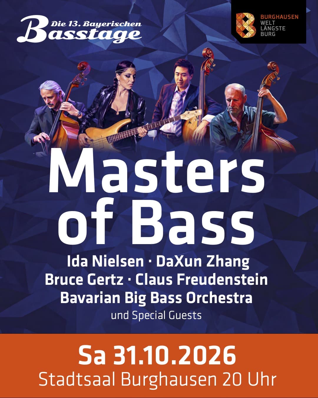 Masters of Bass 2026 – Das Konzerthighlight der Bayerischen Basstage