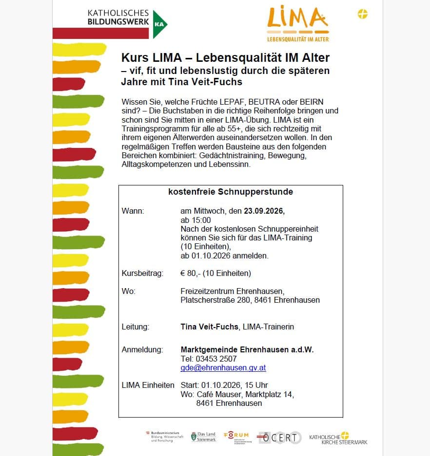 LIMA – Lebensqualität IM Alter