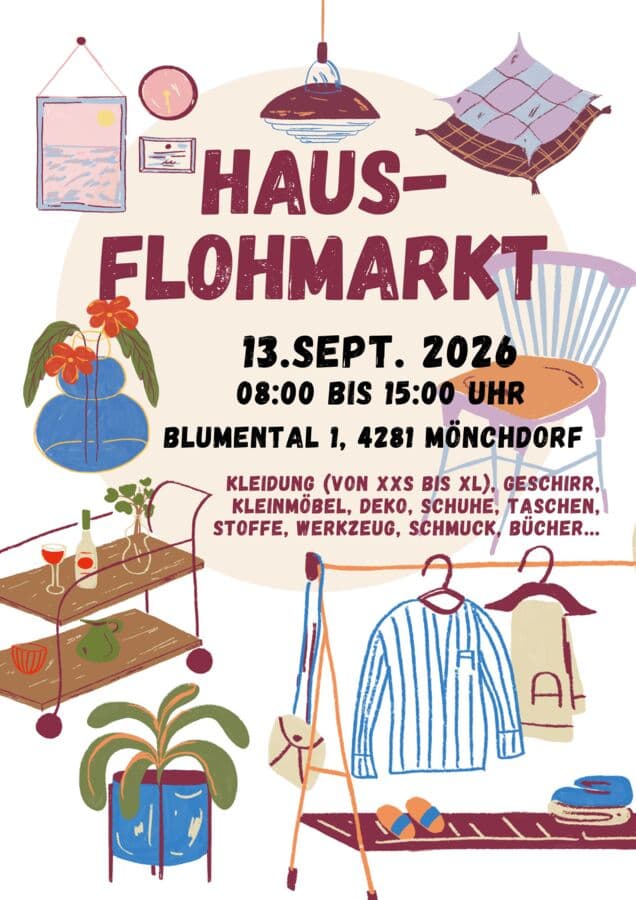 Hausflohmarkt in 4281 Mönchdorf