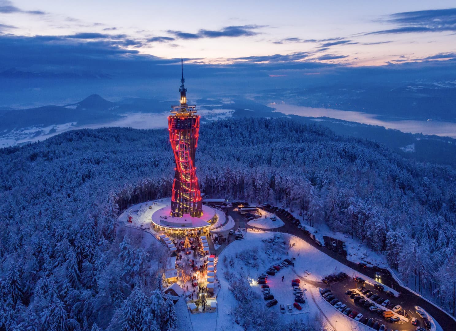 Eröffnung Adventmarkt am Pyramidenkogel