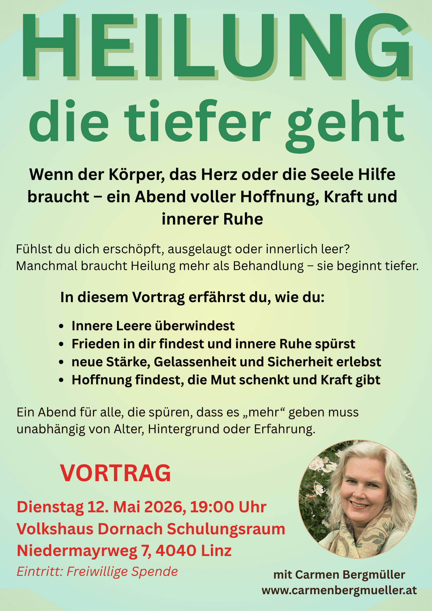 Vortrag: Heilung, die tiefer geht