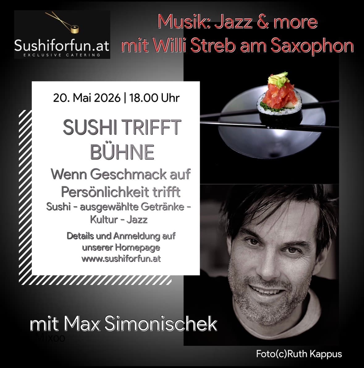Sushi trifft Bühne