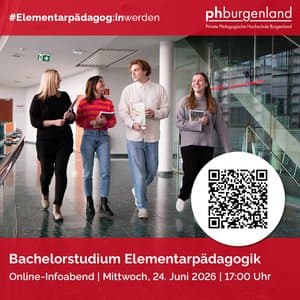 Online-Infoveranstaltung: Bachelorstudium Elementarpädagogik