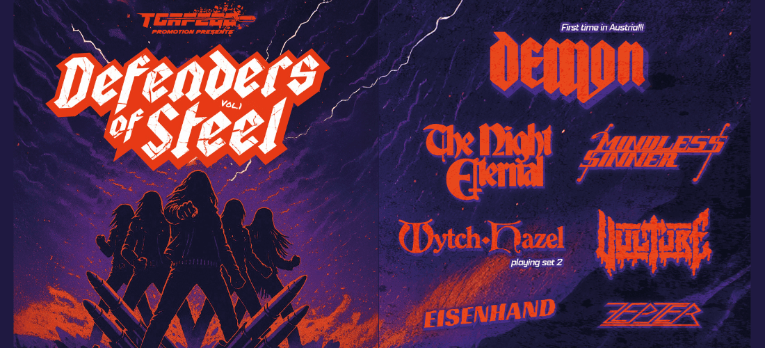 Defenders Of Steel Festival | Demon, The Night Eternal, Mindless Sinner, Vulture, Wytch Hazel, Eisenhand, Zepter