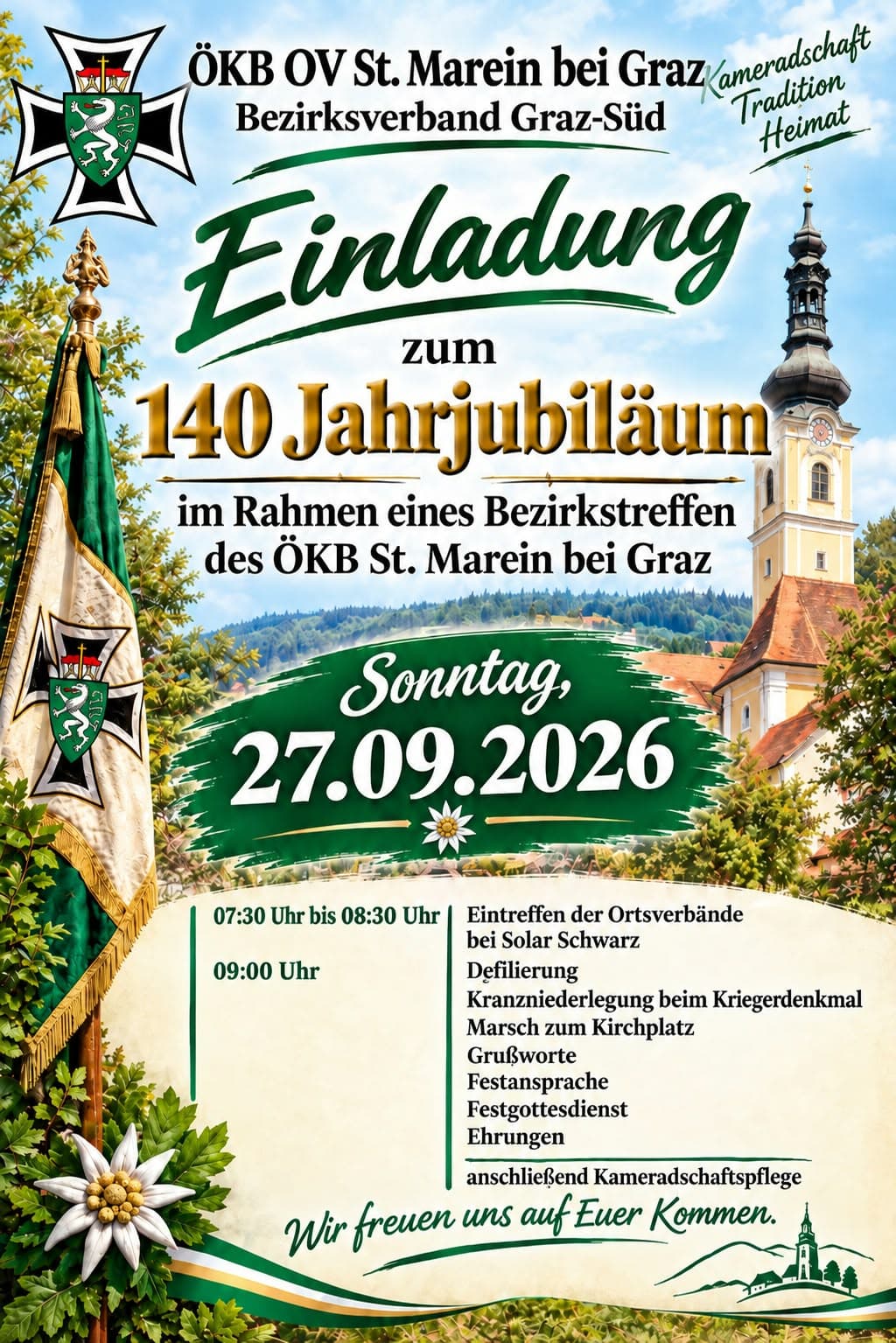 140 Jahre ÖKB St. Marein bei Graz