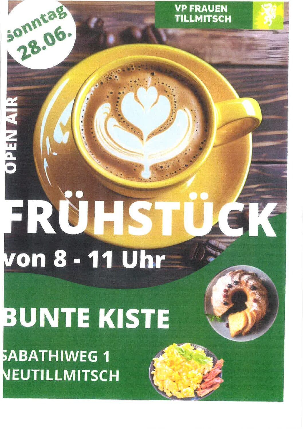 Frühstück bei der bunten Kiste