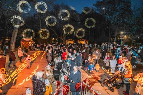 Weihnachtszauber im Park - Der Nikolo kommt!