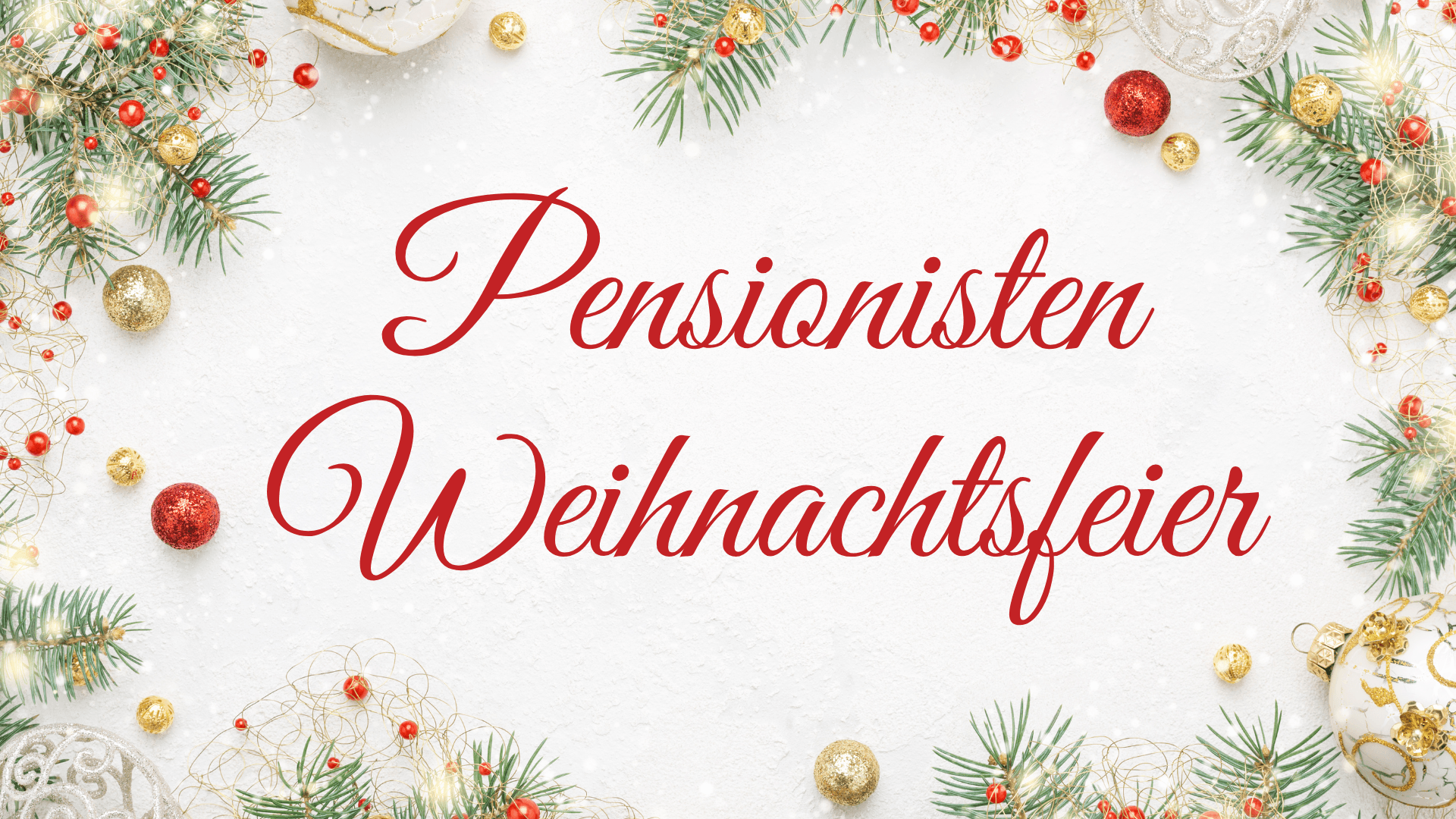 Pensionisten-Weihnachtsfeier