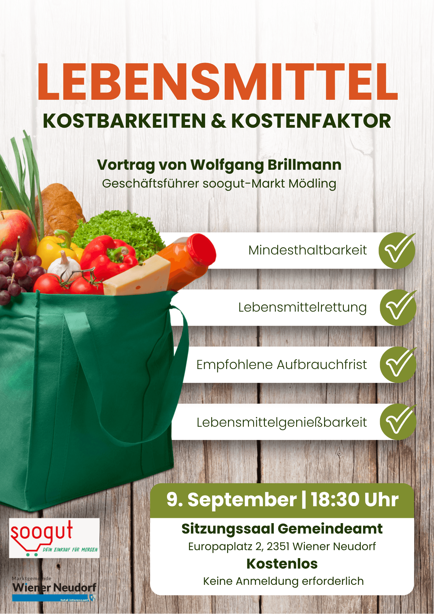 Lebensmittel Kostbarkeiten & Kostenfaktor