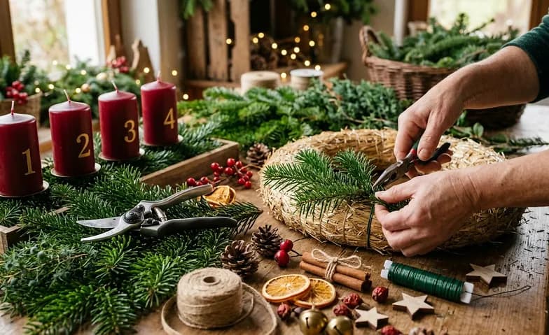 Adventkranzbinden Bruck an der Mur