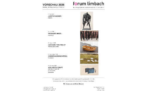 Ausstellungseröffnung "Reinhard Mikel - Installation"