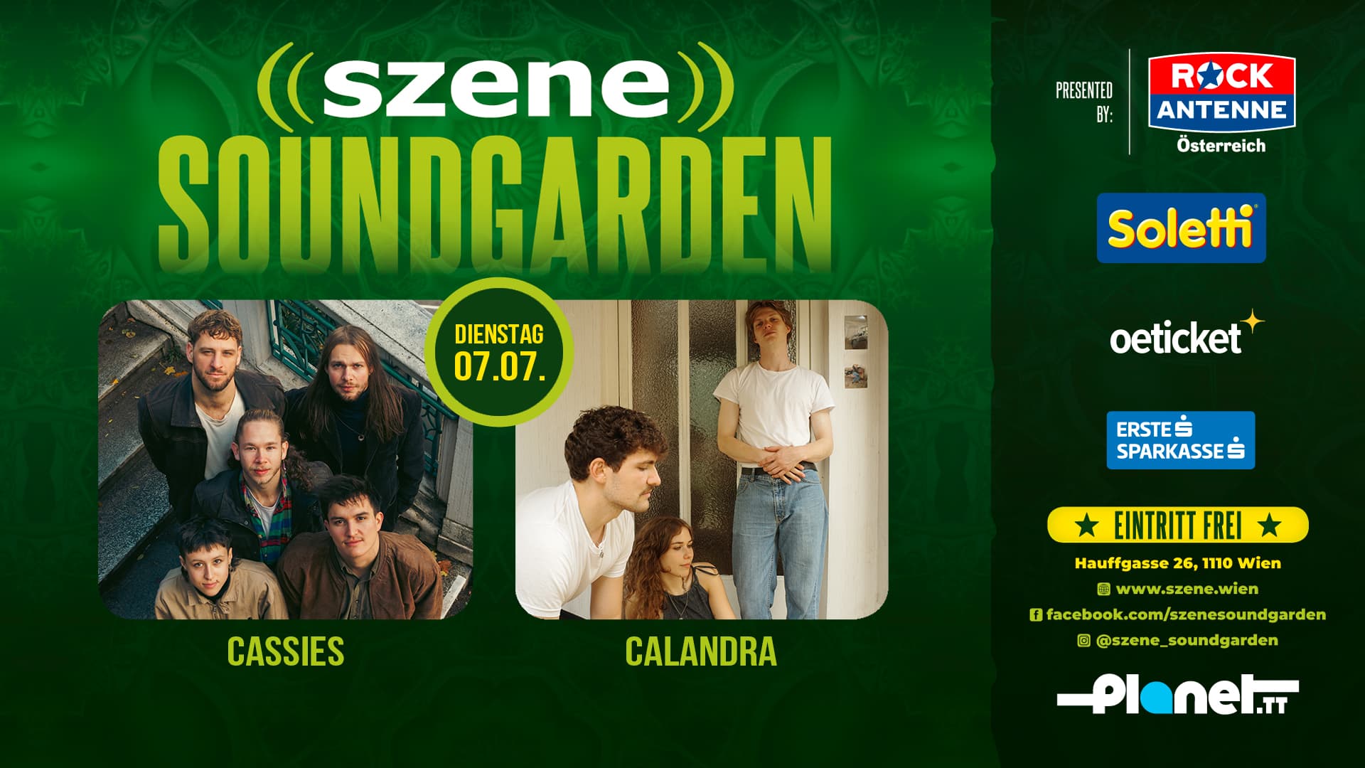 CASSIES | CALANDRA ((szene)) Soundgarden 2026
