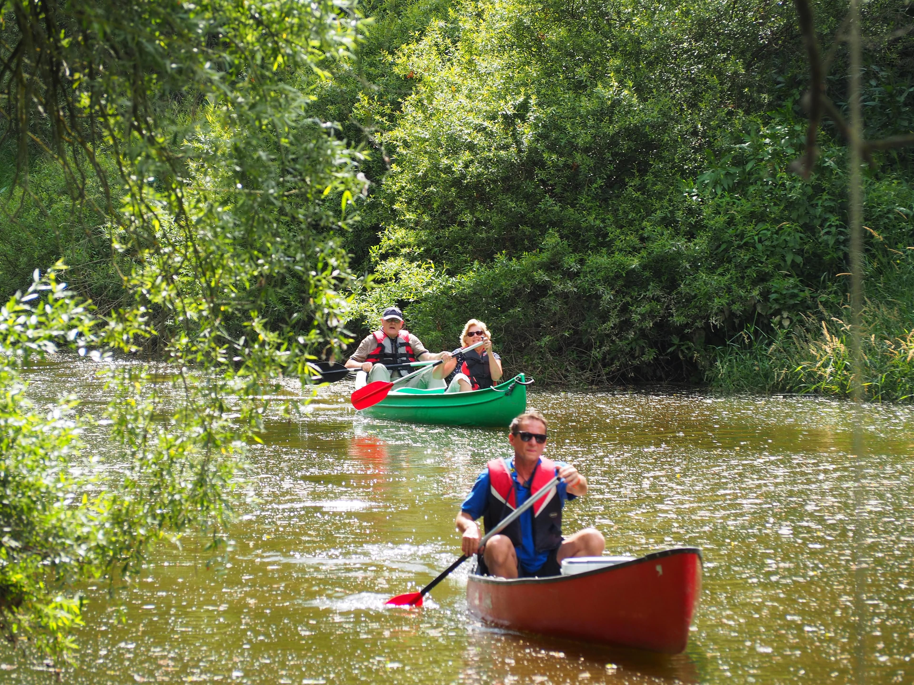 Anpaddeln auf der Raab