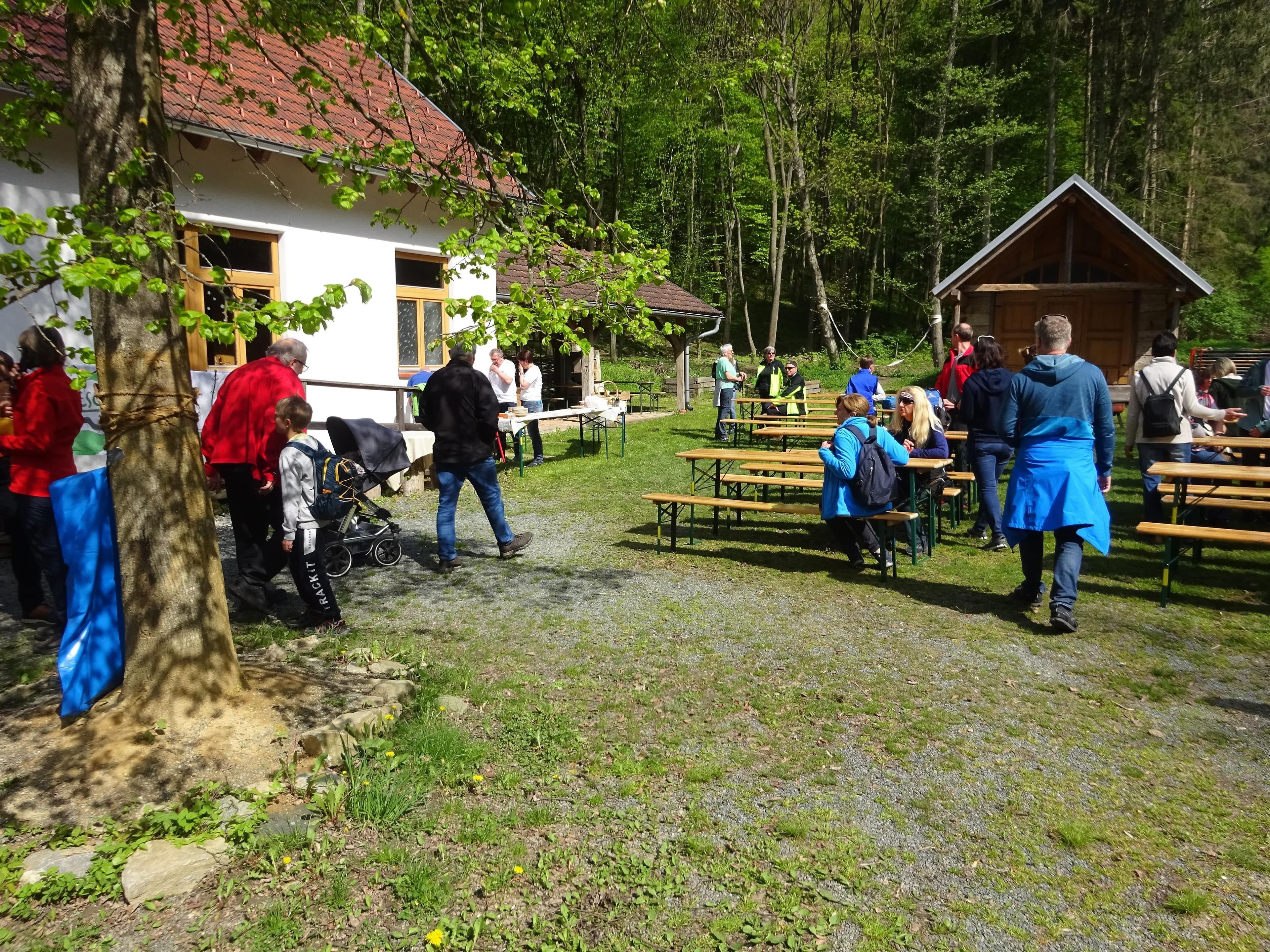 Frühstück im Grünen