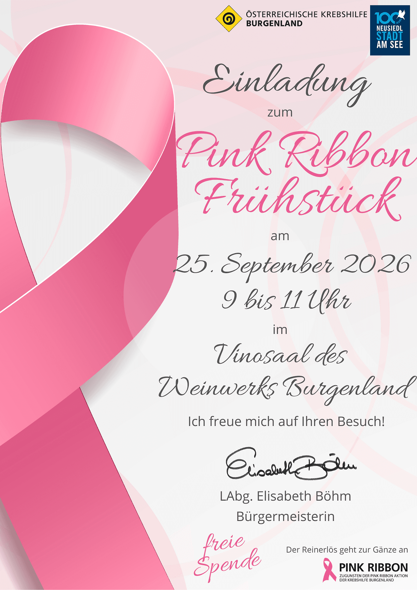 Pink Ribbon Frühstück