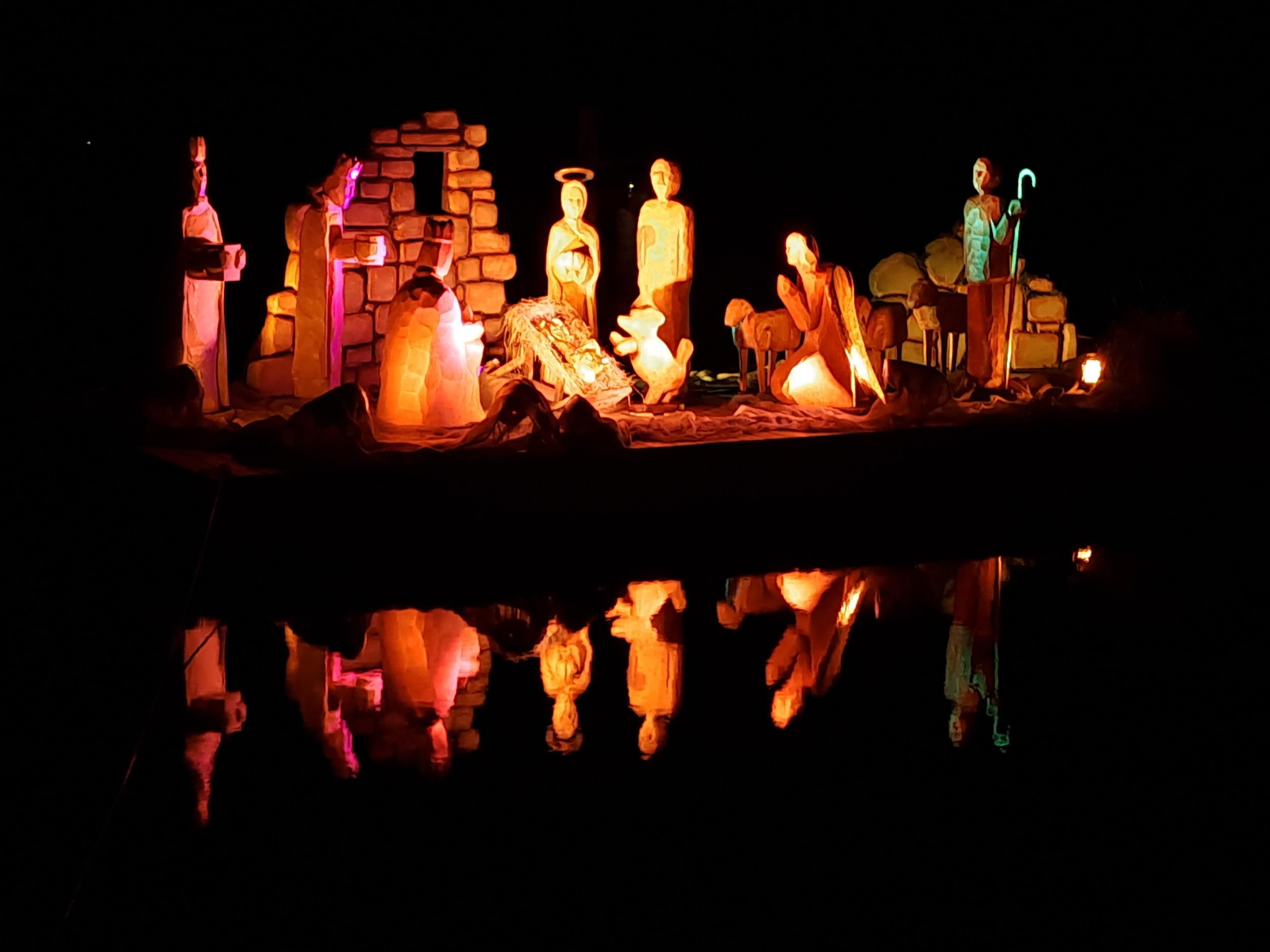 Eröffnung - Schwimmende Weihnachtskrippe in Oggau am Neusiedler See