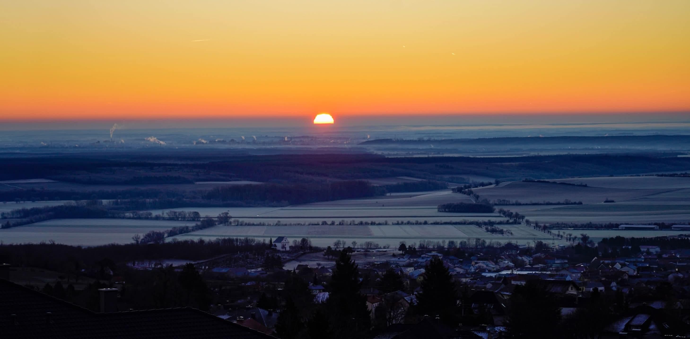 Sonnenaufgang am Geschriebenstein