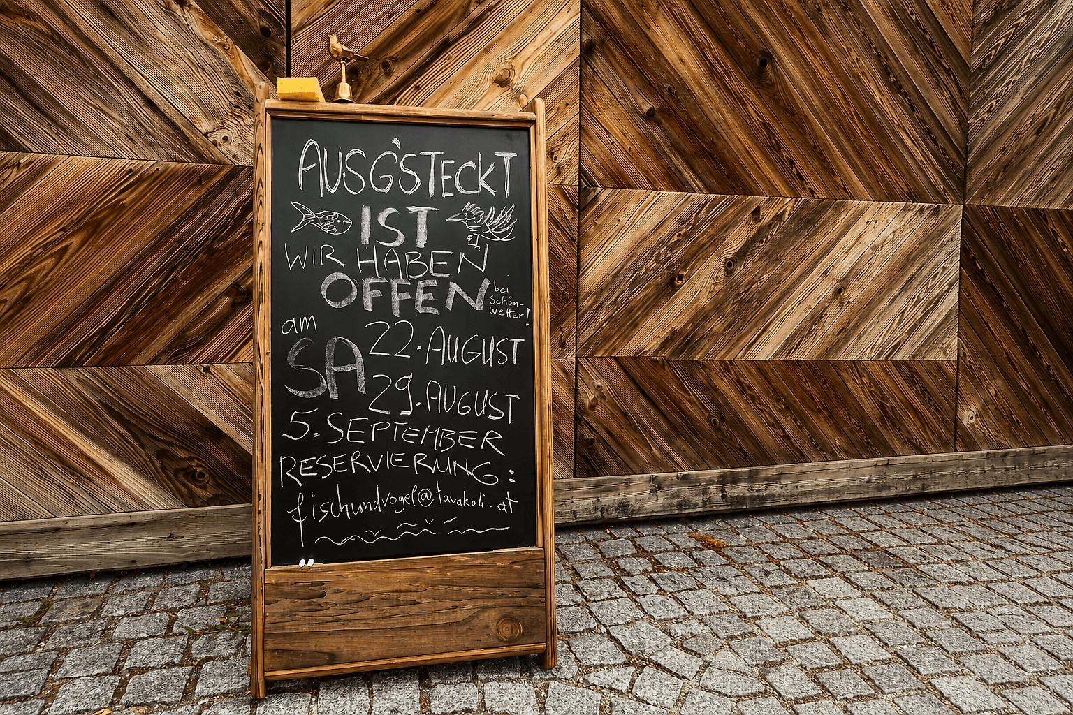 ausg’steckt is: Weingut Fisch und Vogel