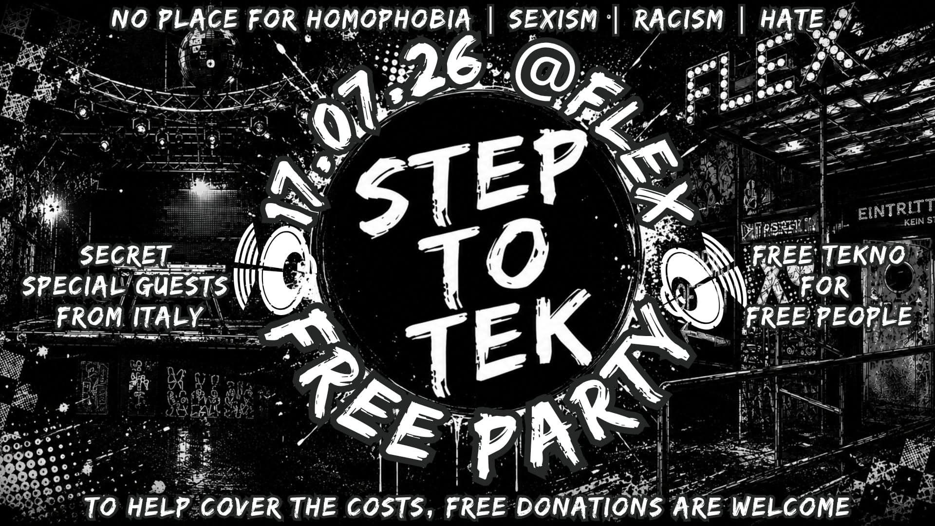 STEP TO TEK – FREE PARTY