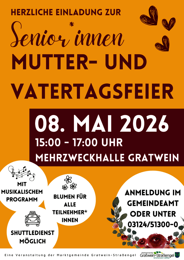 08 Mai Senior*innen Mutter- und Vatertagsfeier