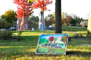 Familien Malen im Skulpturenpark