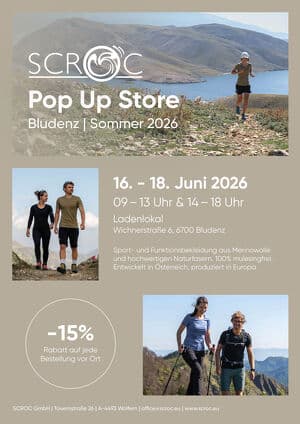 SCROC Pop Up Store Bludenz