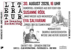 Susanne Rödl und Eva Salvarani bei Literatur am Sonntagnachmittag