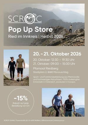 SCROC Pop up Store Ried im Innkreis