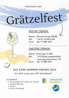 Grätzelfest in Mistelbach