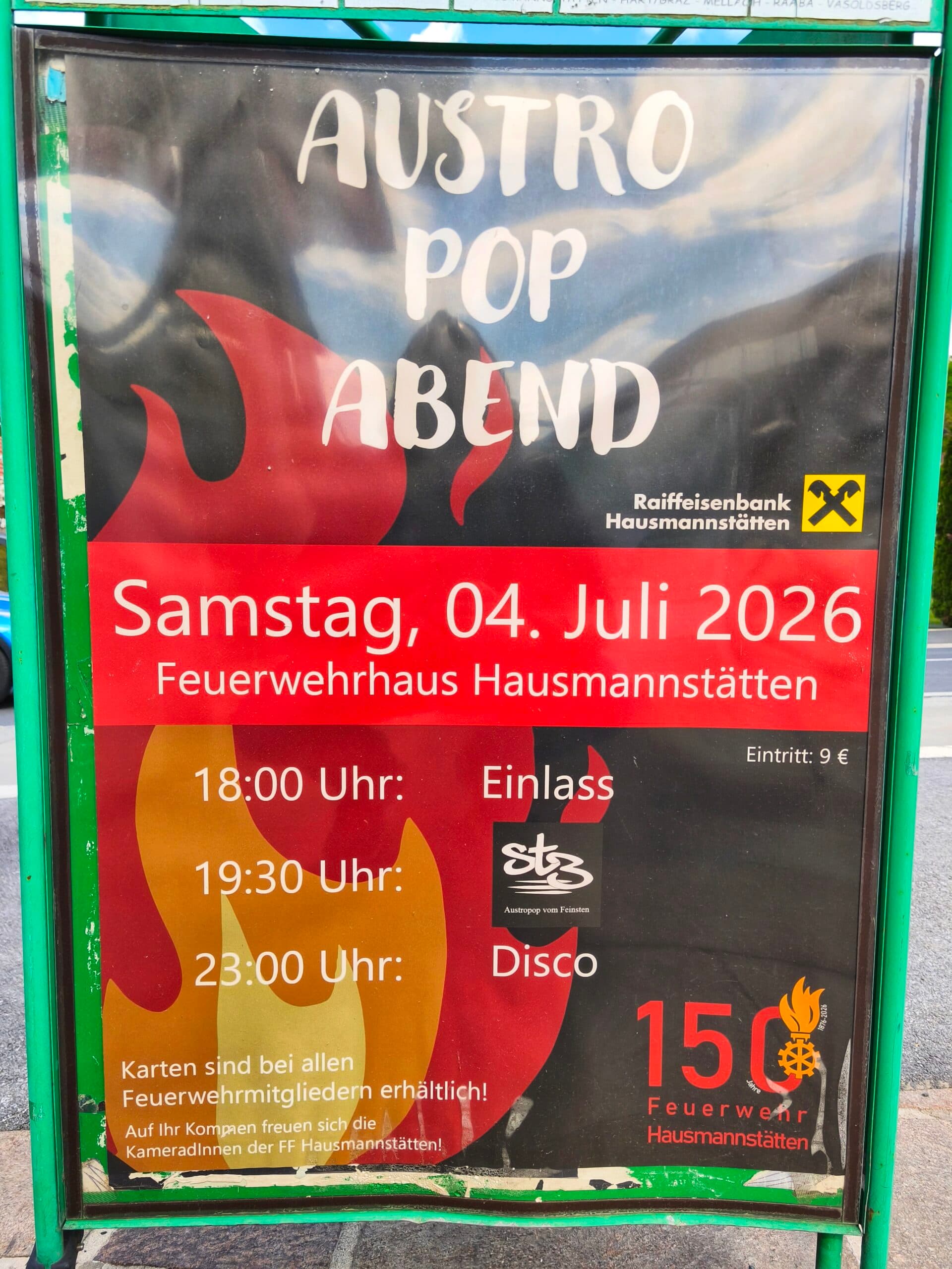 AUSTRO POP ABEND bei der FF Hausmannstätten 2026