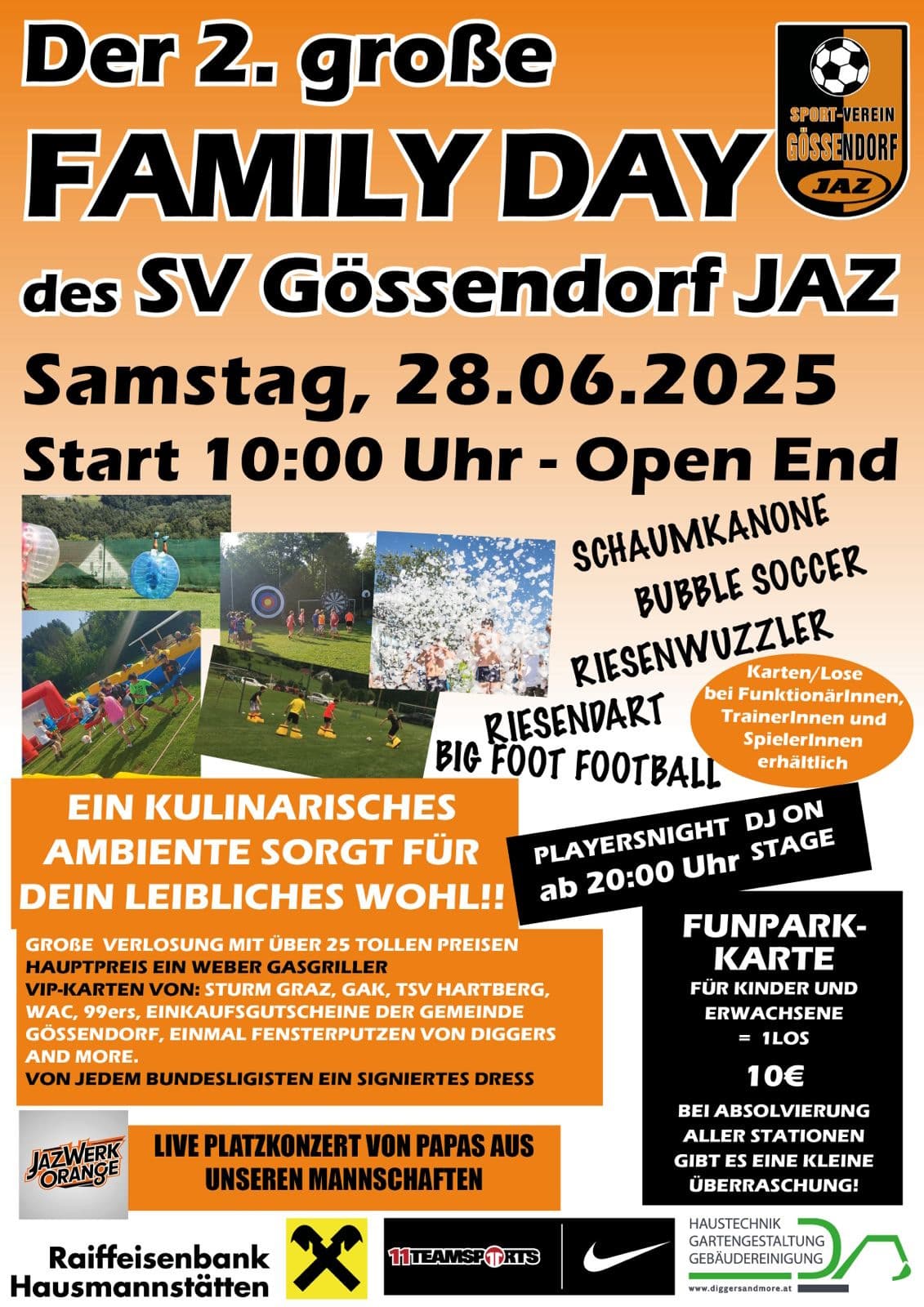 Großer Family Day des SV Gössendorf 2026