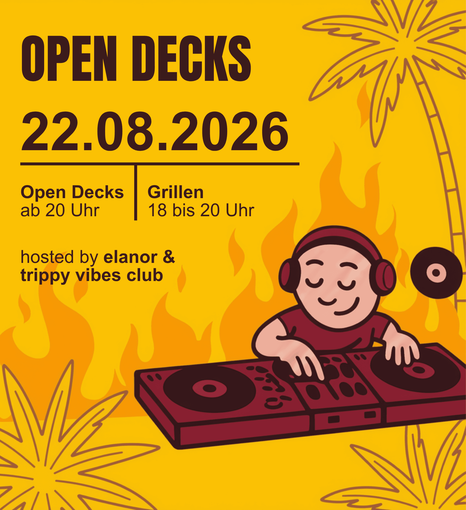 open decks & grill | by elanor & trippy vibes club