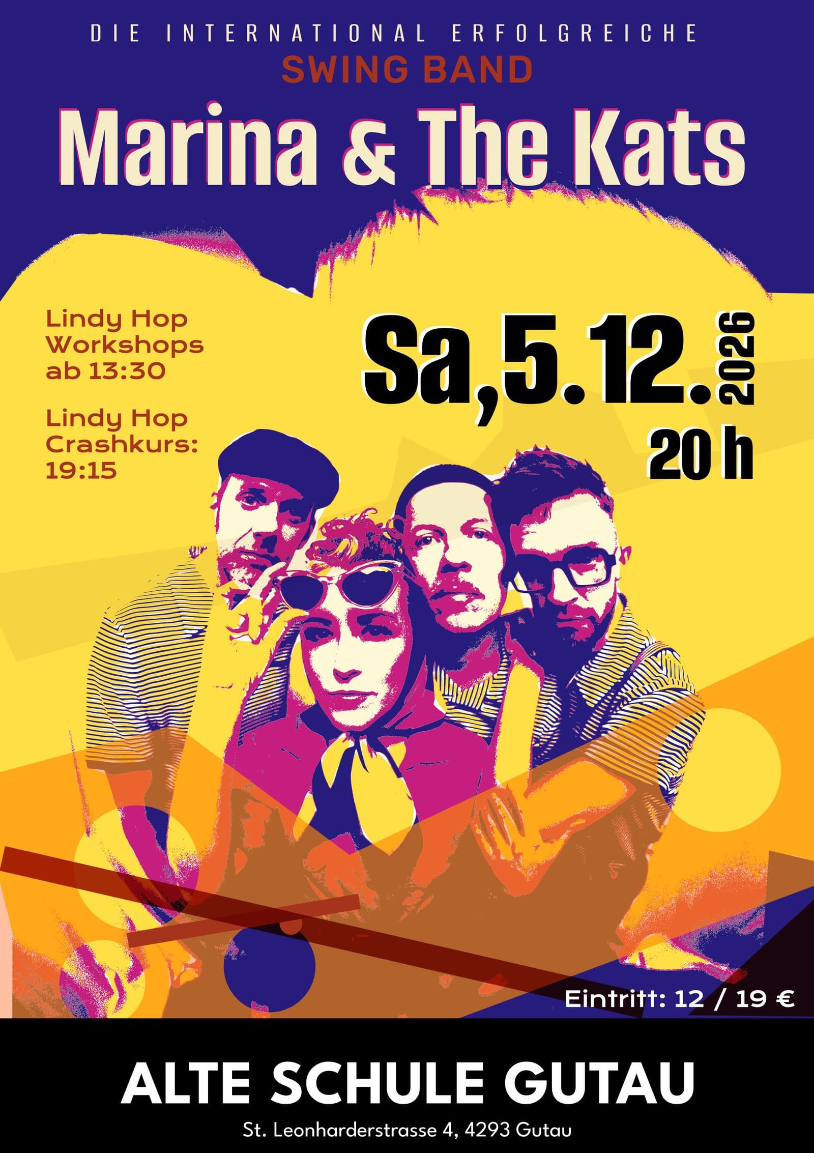 Marina & The Kats, Swing-Konzert