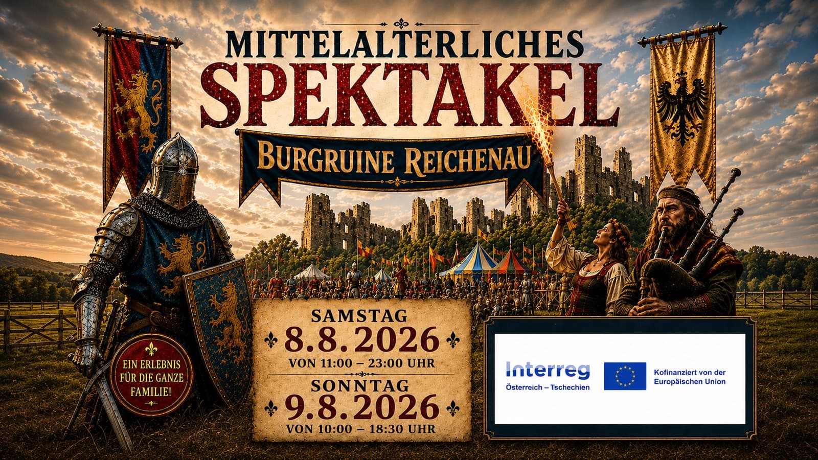 Mittelalterliches Spektakel - Burgruine Reichenau